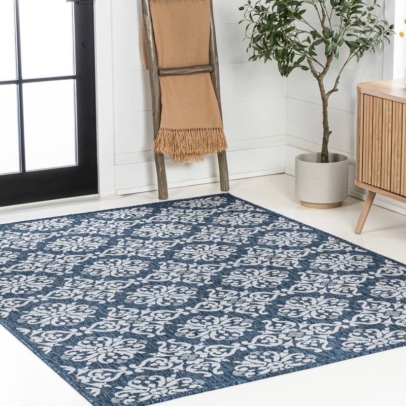 JONATHAN Y Maribel Traditional Mediterranean Tile Design Indoor/Outdoor Area Rug
