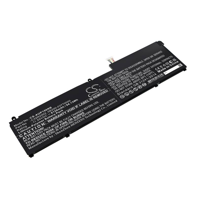 Battery for Asus ZenBook Flip 15 UX535 UX564EH UX564PH 0B200-03770000 C32N2002 - Black - Black
