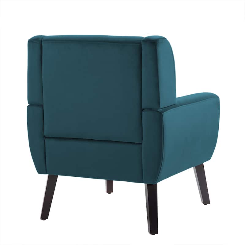 Modern Accent Chair Velvet Armchair - 28.9"W x 35.1"H x 29.5"D