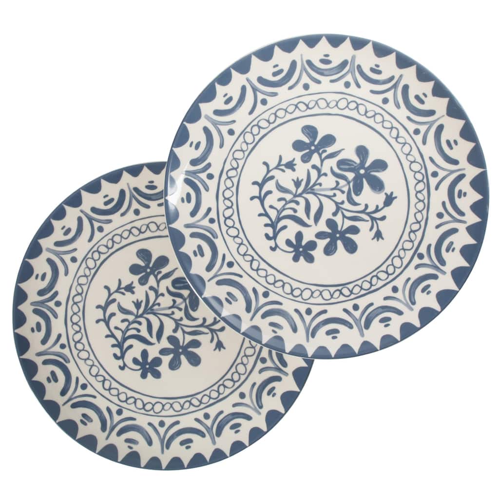 Bloomhouse - 2-Time Oprah's Favorite Things Valencia Flor 2 Piece 13" Serving Platter Set