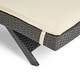 preview thumbnail 70 of 187, Salem Outdoor Wicker Adjustable Chaise Lounge with Cushion by Christopher Knight Home