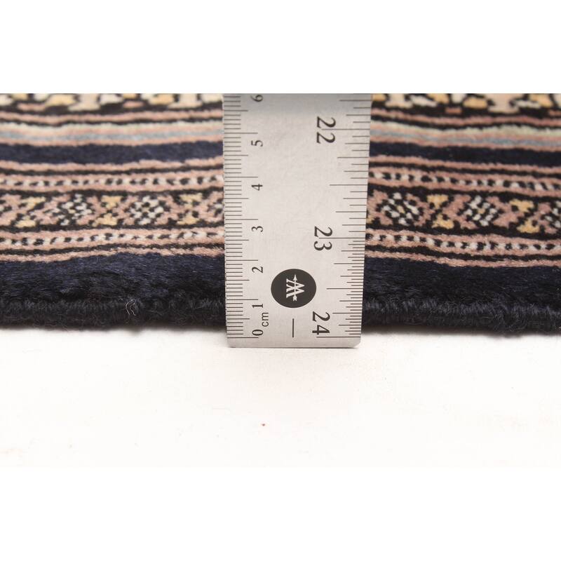 ECARPETGALLERY Hand-knotted Finest Peshawar Bokhara Light Khaki Wool Rug - 1'1 x 3'0