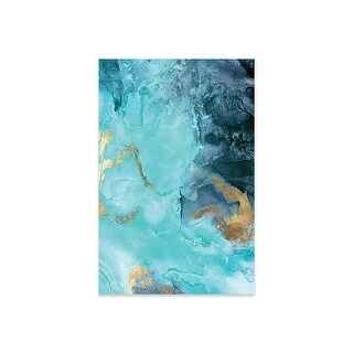 Gold Under The Sea II Print On Acrylic Glass by Eva Watts - Bed Bath ...
