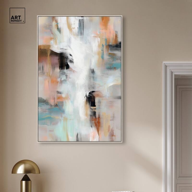 Gilded Mist Canvas by Art Remedy