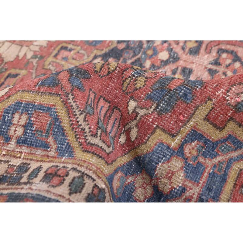 ECARPETGALLERY Hand-knotted Antalya Vintage Red Wool Rug - 4'7 x 6'4