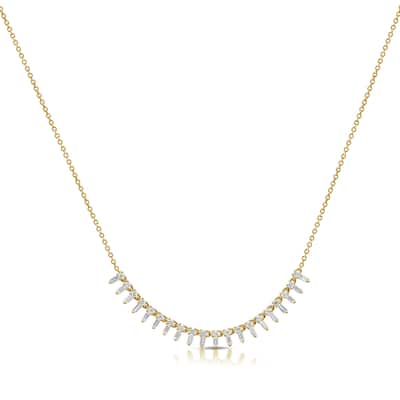 Joelle Collection Diamond Necklace 14K Gold 3/4 cttw