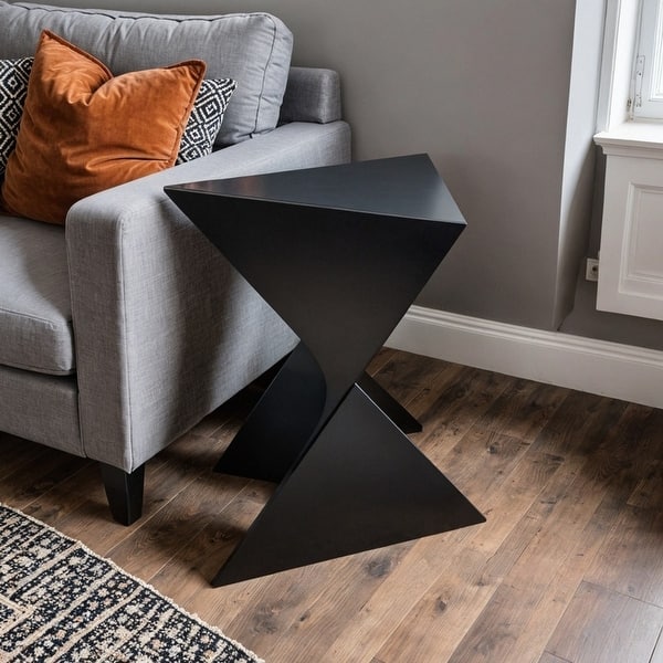 slide 2 of 186, Randolph Indoor Side Table - Lightweight Triangular Design Accent End Table for Home Office Living Room and Bedroom, No Assembly