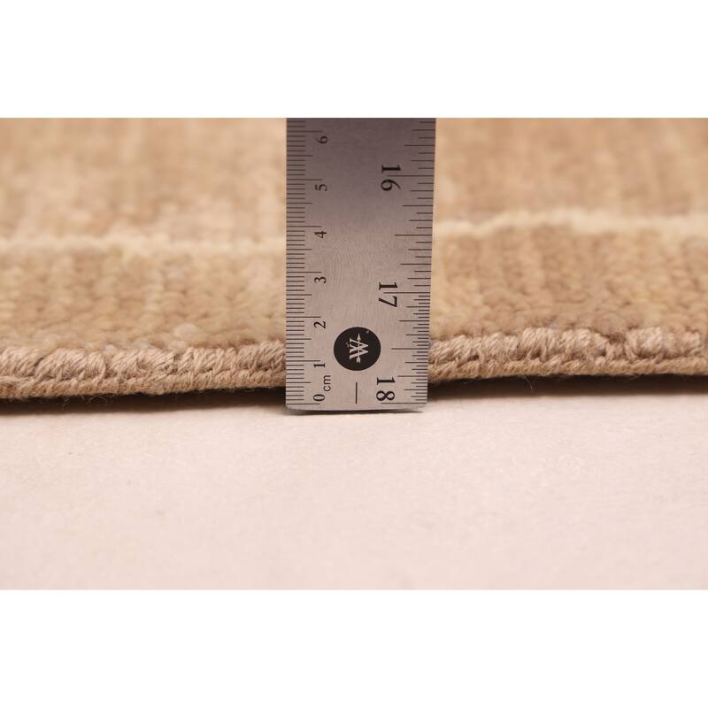 ECARPETGALLERY Hand-knotted Mystique Tan Wool Rug - 3'0 x 10'1