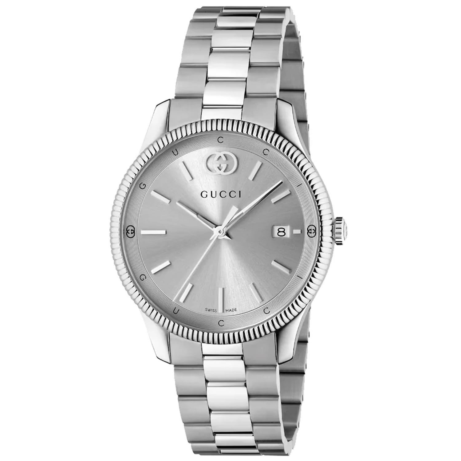Gucci Women's G-Timeless Silver Dial Watch - YA1264232 - 6 (36)