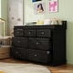 preview thumbnail 17 of 28, White Baby Changing Table Dresser with 7 Drawers Nursery Storage Cabinet for Infant Essentials Chest Black