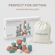 preview thumbnail 20 of 26, Stacking Rocks, 36 pcs Wooden Stacking Stones by Comfy Cubs