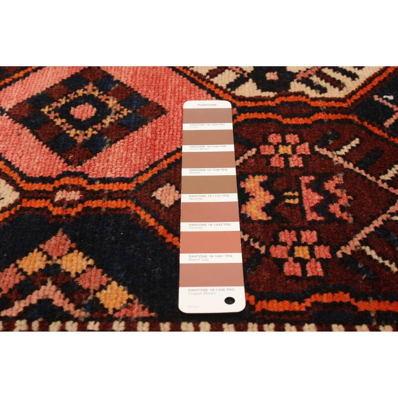 ECARPETGALLERY Hand-knotted Kayseri Vintage Dark Brown Wool Rug - 5'1 x 9'8