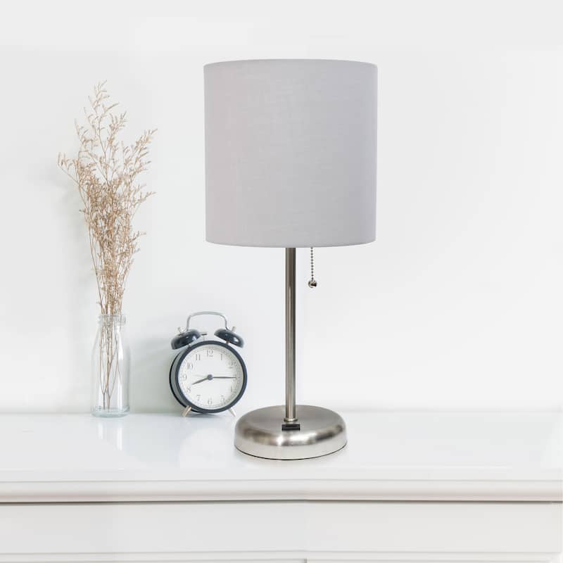 Simple Designs 19.5" Desk Lamp with Feit LED Bulb Included - 19.50