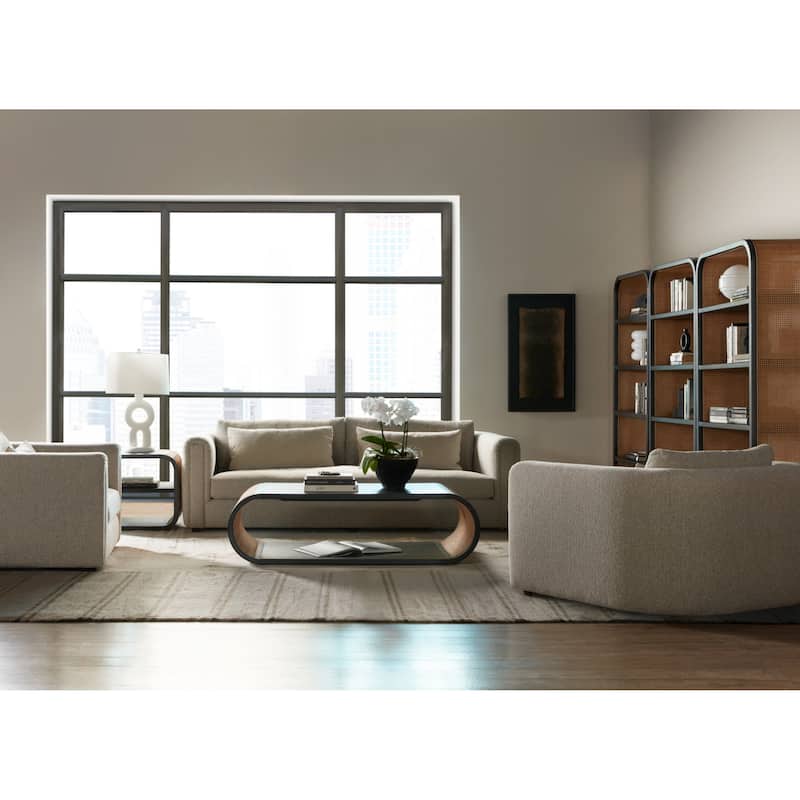 Hooker Furniture M34-80113-99 Cain 26" Wide Oak, Rattan End Table