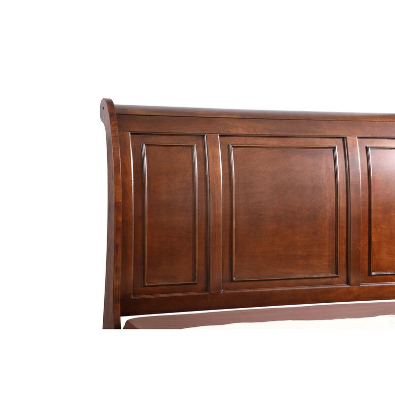 Mediterranean King Panel Bed