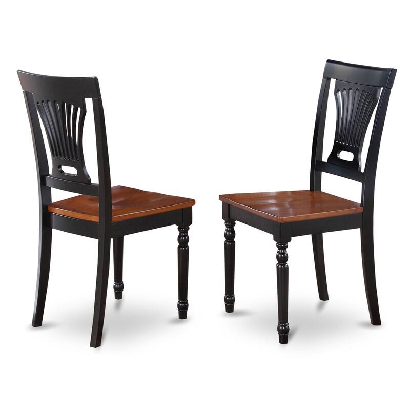 HomeStock 6-Piece Square Black & Cherry Finish Solid Wood Top dining Table with 1-Bench and 4-Chairs with Lattice Back