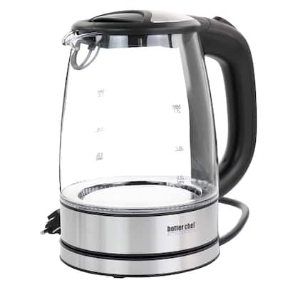 Better Chef 1.7 Liter 360 Degree Glass Cordless Electric Kettle - 1.7 Liter
