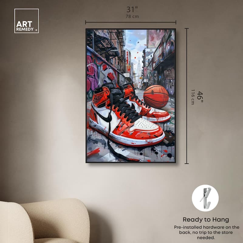 Streetwise Sneakers Canvas by Art Remedy