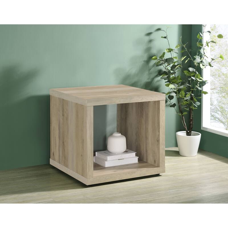 Frisco Square Engineered Wood Side End Table