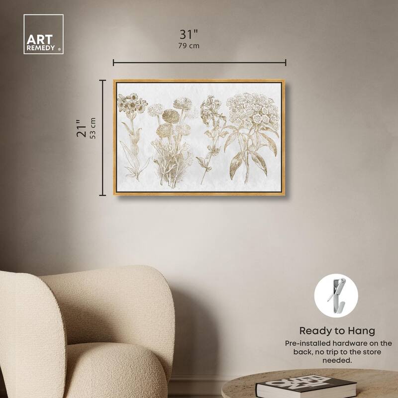 Floral Selection Quad Canvas by Art Remedy