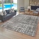 preview thumbnail 1 of 11, Gertmenian Ultimate Shag Malia Abstract Lines Plush Shag Indoor Area Rug Collections