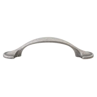 GlideRite 5-Pack 3 in. Center Weathered Nickel Arch Cabinet Pulls - Weathered Nickel