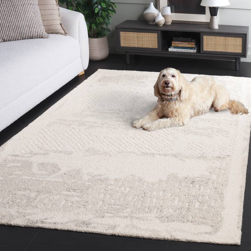 SAFAVIEH Handmade Harvest Akiko Modern Contemporary Wool Rug