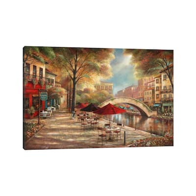iCanvas "Riverwalk Charm" by Ruane Manning Canvas Print