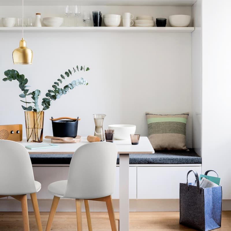 Set of 4 Plastic Dining Chairs Padded Cushion Faux Leather Wooden Legs For Kitchen Waiting Room Outdoor Party