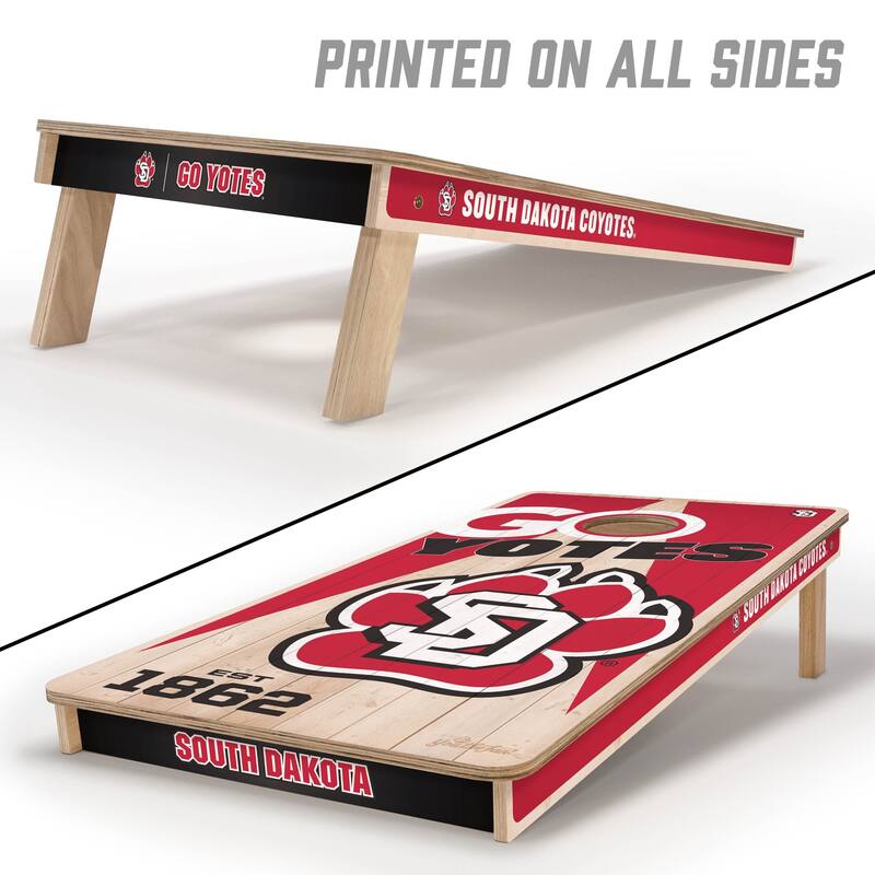 South Dakota Coyotes NCAA 2x4 Cornhole Board Set