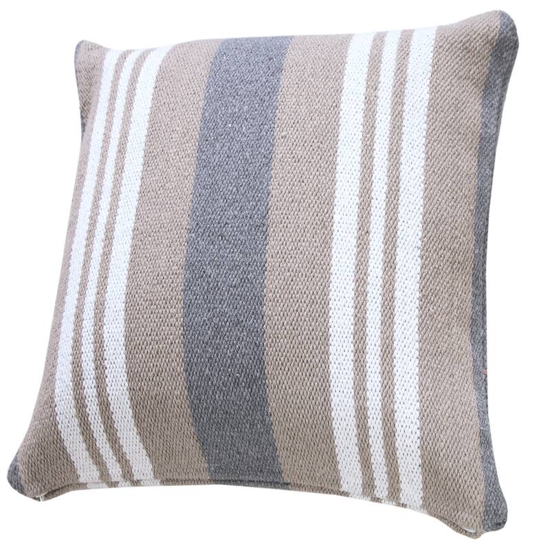Sevita Classic Coastal Club Double Striped Throw Pillow