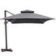 preview thumbnail 43 of 58, Pellebant 10 X 13 Feet Outdoor Cantilever Umbrella with Base DarkGrey-NoBase