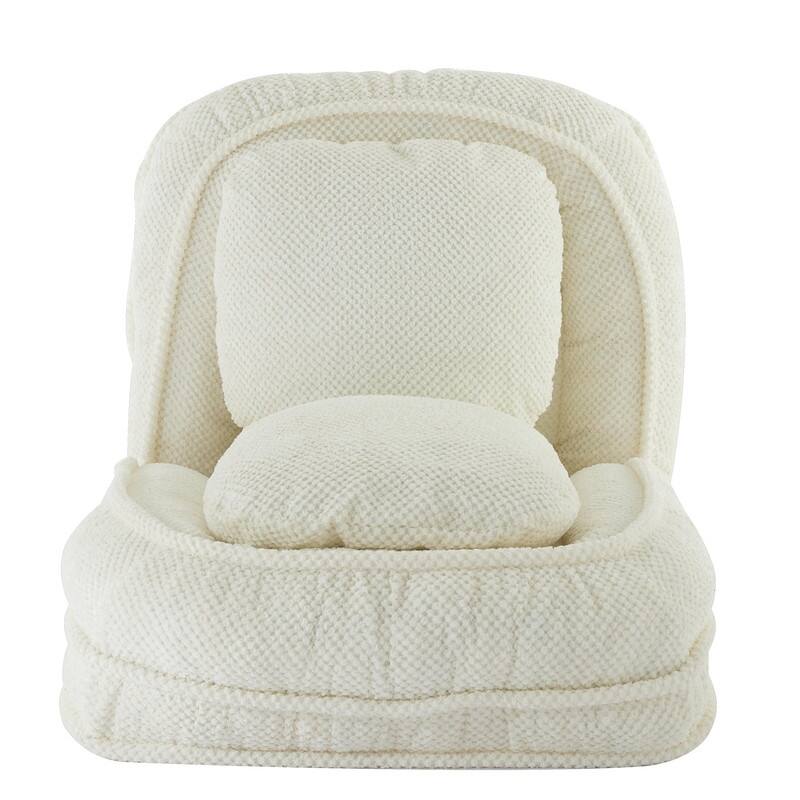 Lazy Folding Sofa Bed with Two Pillows