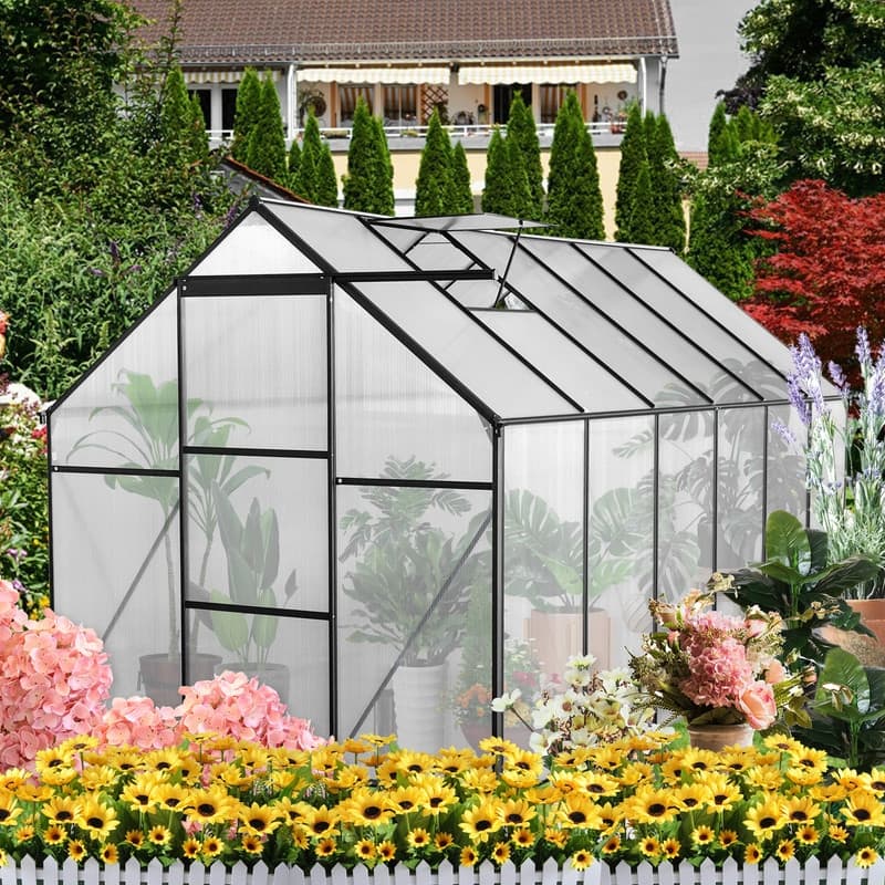 Greenhouse Raised Base and Anchor Aluminum Heavy Duty