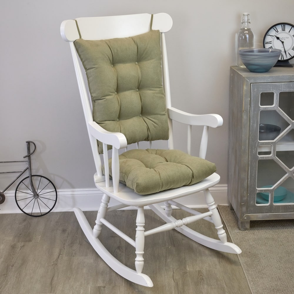 Klear Vu Twillo Jumbo Rocking Chair Cushion Set