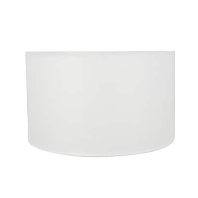 Aspen Creative Off White Drum (Cylinder) Shape UNO Construction Lamp Shade (17" x 17" x 10")