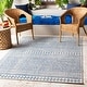 preview thumbnail 1 of 31, Livabliss Cintia Indoor/ Outdoor Bohemian Stripe Area Rug 10' x 14' - Denim