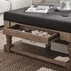 preview thumbnail 7 of 36, iNSPIRE Q Artisan Lennon Baluster Storage Tufted Ottoman Table