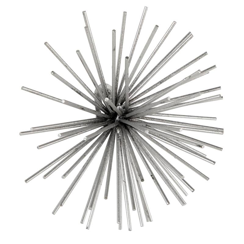 CosmoLiving by Cosmopolitan Metal 3D Starburst Wall Decor (Set of 3) - Silver, Gold, Black, Copper