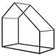 preview thumbnail 4 of 22, Twin Metal House Bed with Low Platform Design