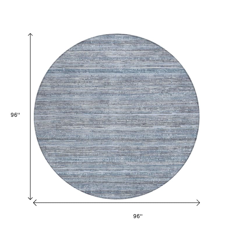 HomeRoots Striped Transitional Rectangle Outdoor Rug