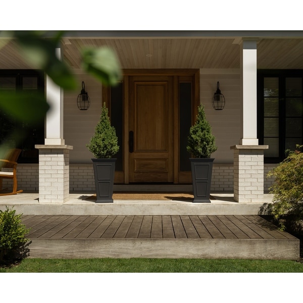 Veradek Brixton Tall 28-inch Planter - On Sale - Bed Bath & Beyond