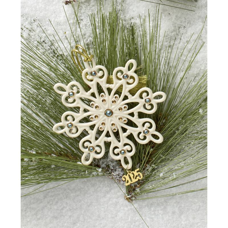 Lenox 2025 Snow Fantasies Snowflake Ornament