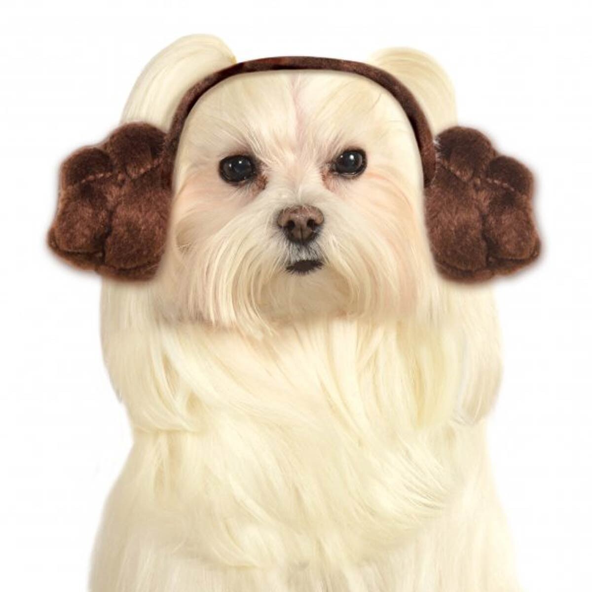 Shop Star Wars Princess Leia Headband Dog Costume Medium Large Overstock 22666992