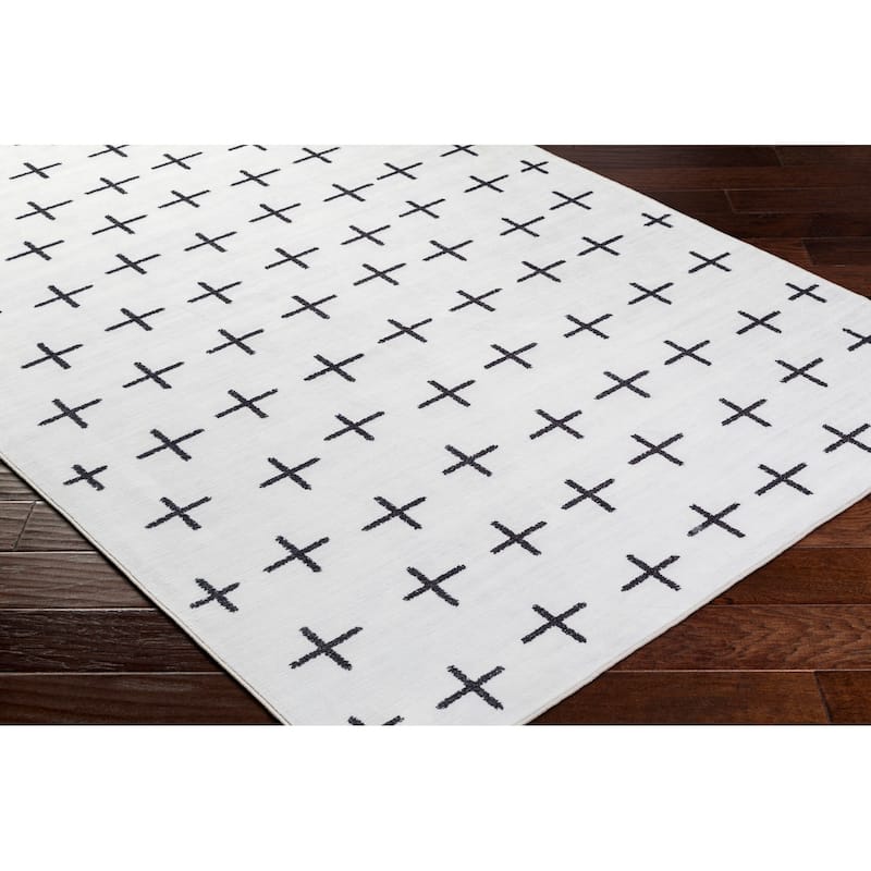 Livabliss Lavable Global Geometric Washable Area Rug