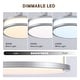 preview thumbnail 14 of 15, 48" Modern Retractable Dimmable LED Chandelier Ceiling Fan with Lights and Remote