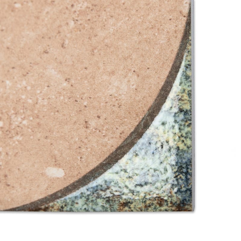 Merola Tile Atlas Star Quartet Cotto Ocean 9-3/4" x 9-3/4" Porcelain Floor and Wall Tile