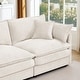 preview thumbnail 25 of 117, 3-Seater Comfy Cloud Couches with Movable Ottoman