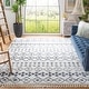 preview thumbnail 5 of 117, SAFAVIEH Berber Fringe Shag Leatha Trellis Rug 11' x 15' - Cream/Dark Grey - Rectangle