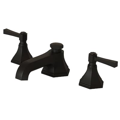 8 Inch Widespread Bathroom Faucet with Drain Set 3 Hole Brass Modern Bathroom Sink Basin Vanity Faucets